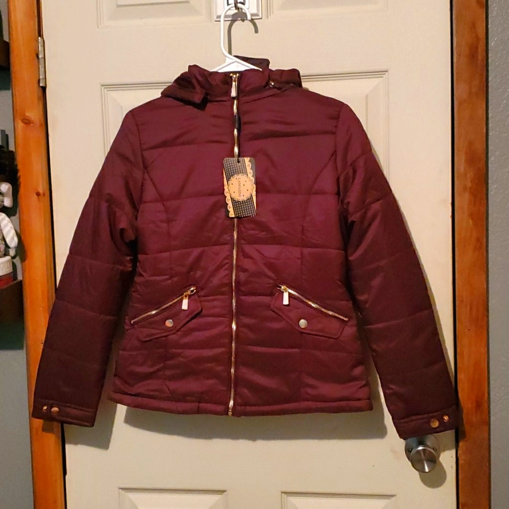 New Wine Colored Winter Jacket